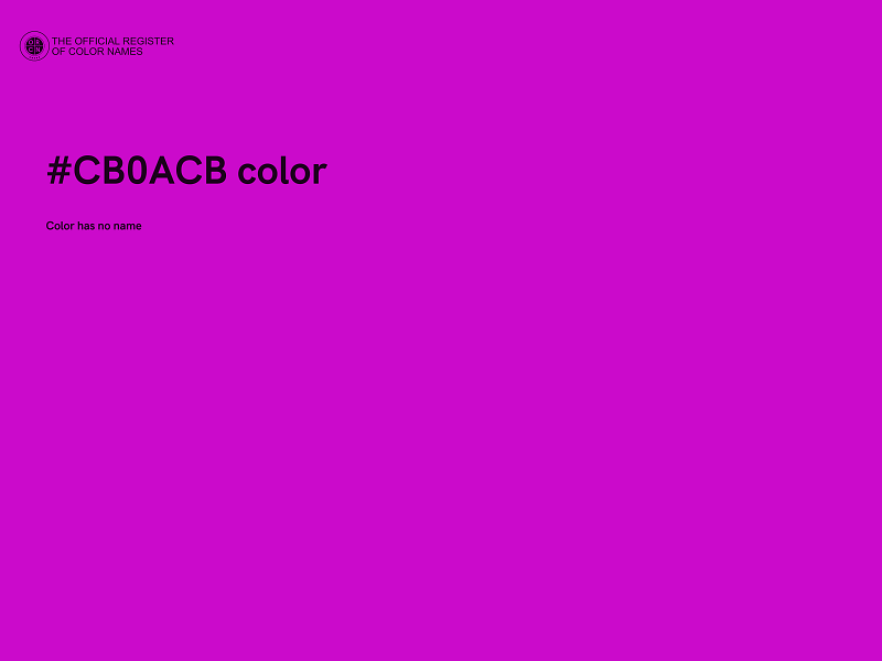 #CB0ACB color image