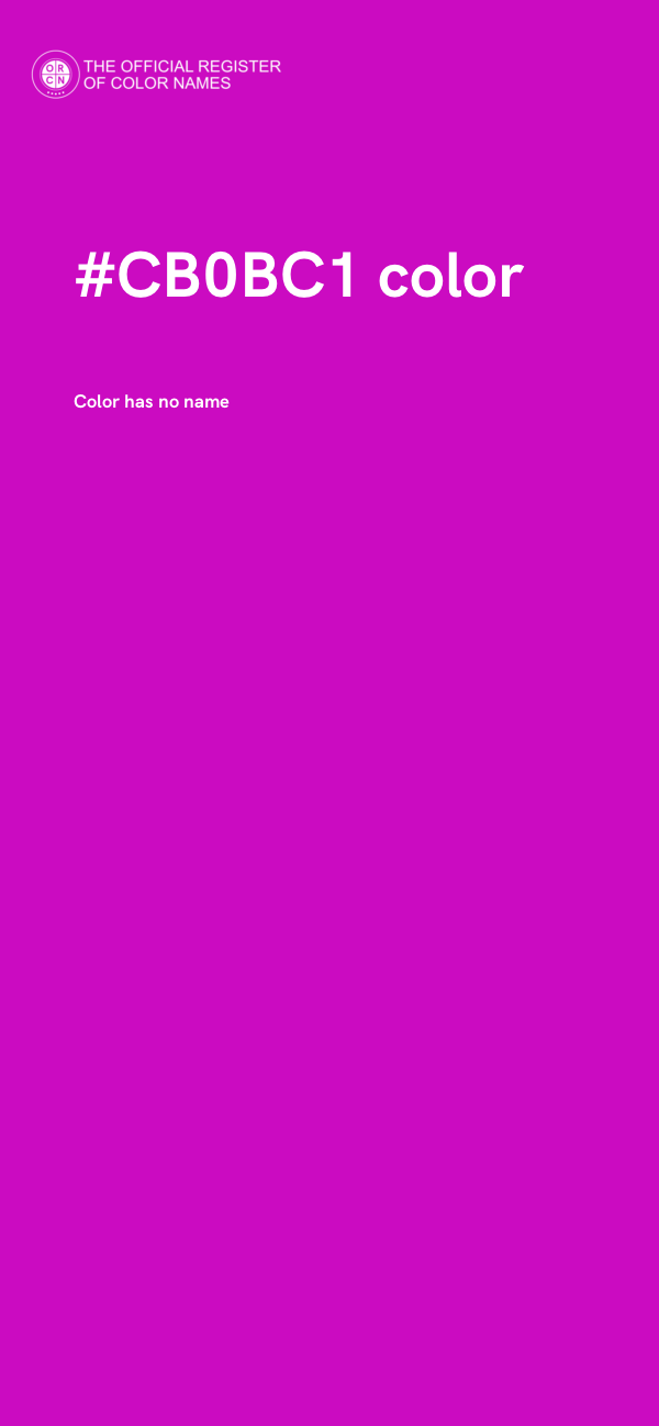 #CB0BC1 color image