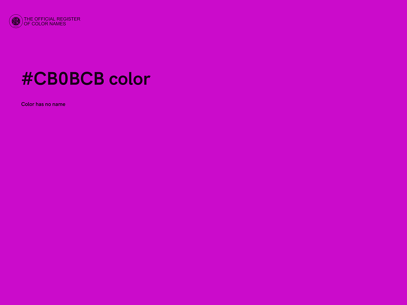 #CB0BCB color image