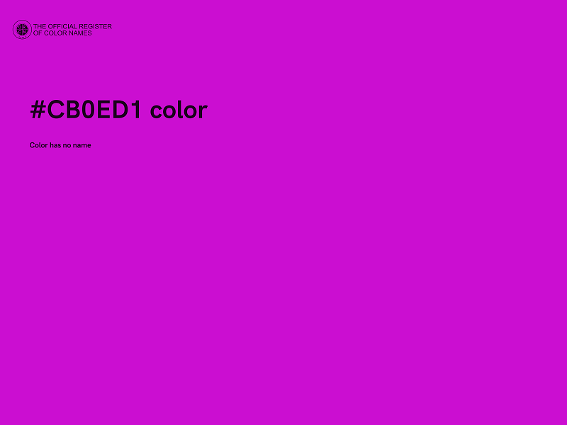 #CB0ED1 color image