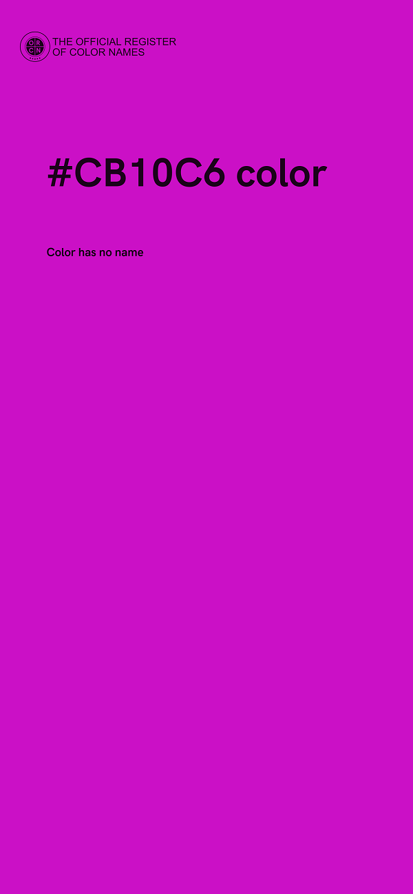#CB10C6 color image