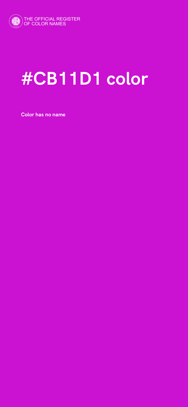 #CB11D1 color image
