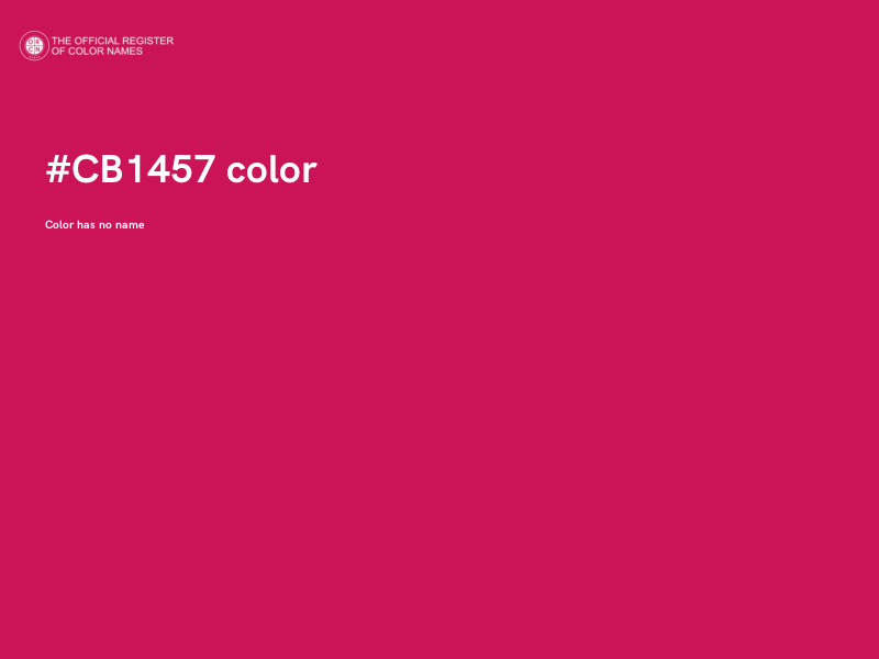 #CB1457 color image