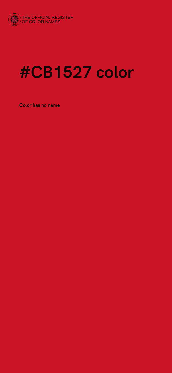 #CB1527 color image