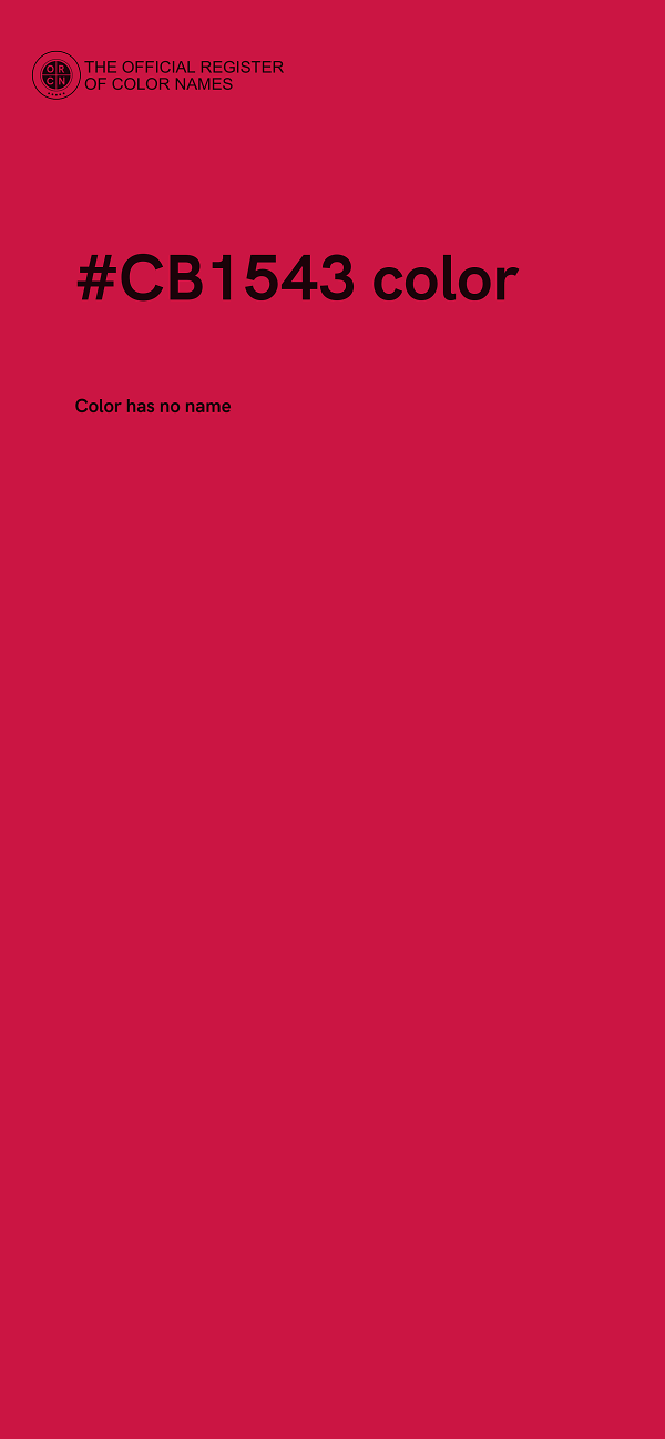 #CB1543 color image