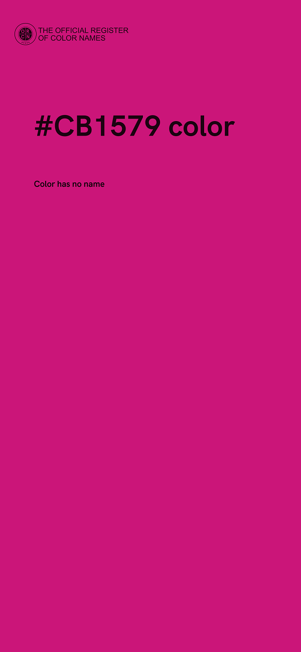 #CB1579 color image