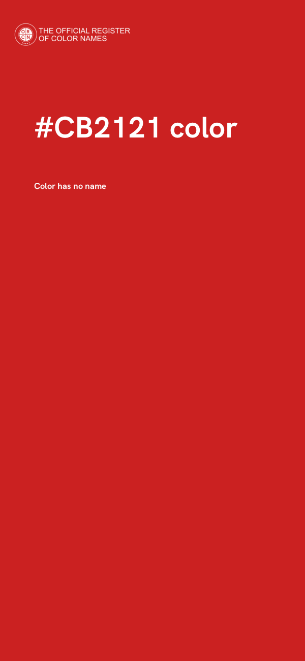#CB2121 color image