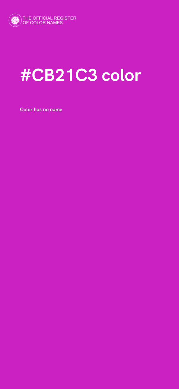 #CB21C3 color image