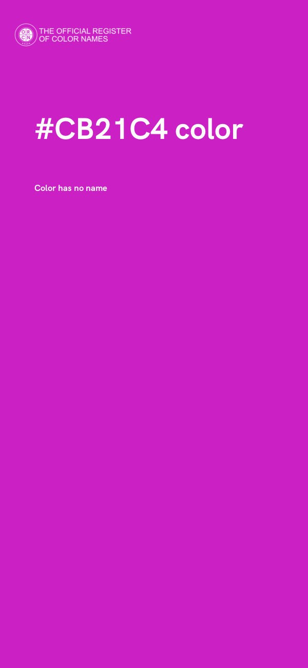 #CB21C4 color image