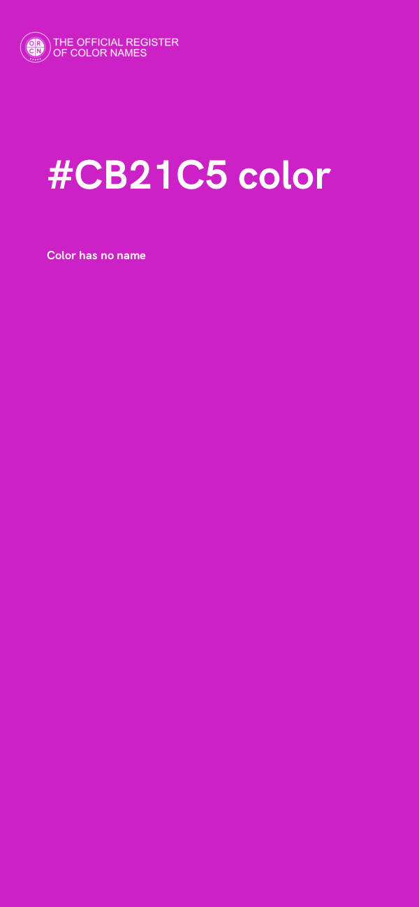 #CB21C5 color image
