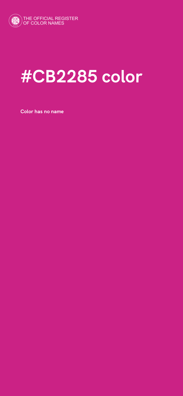 #CB2285 color image