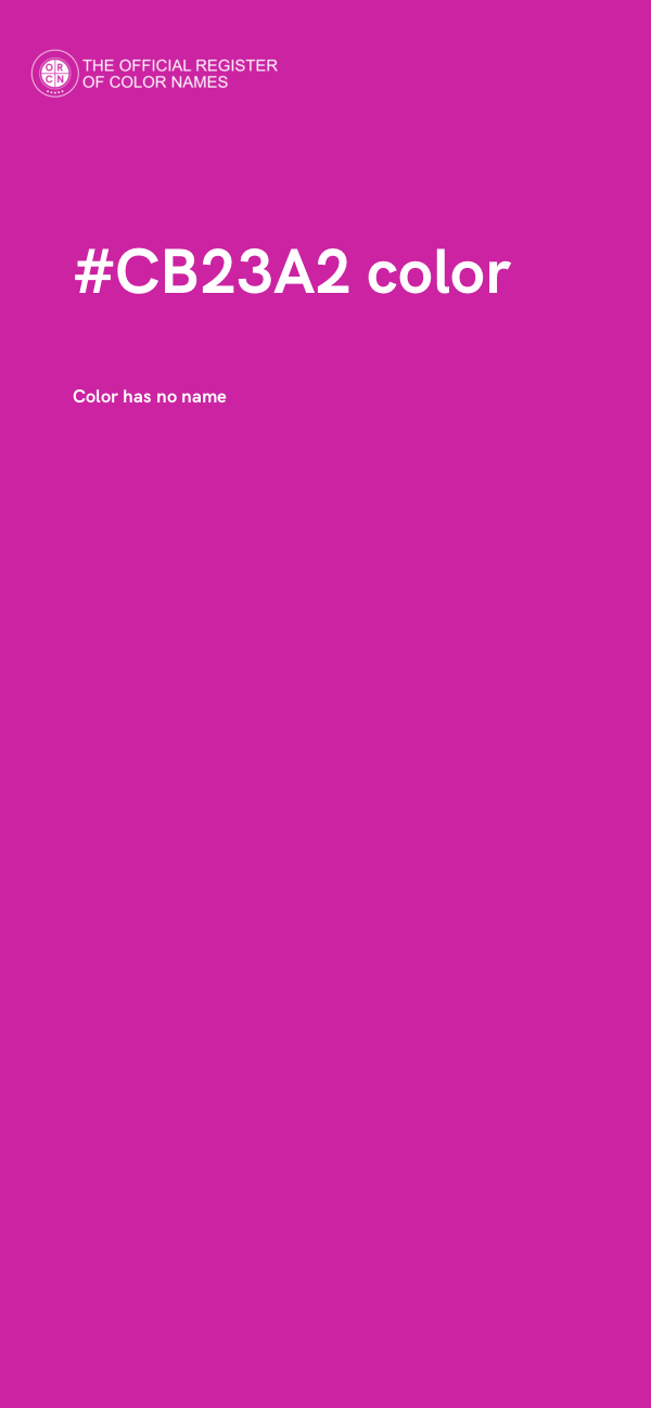 #CB23A2 color image