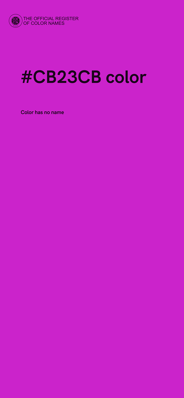 #CB23CB color image