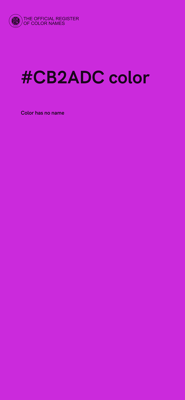 #CB2ADC color image