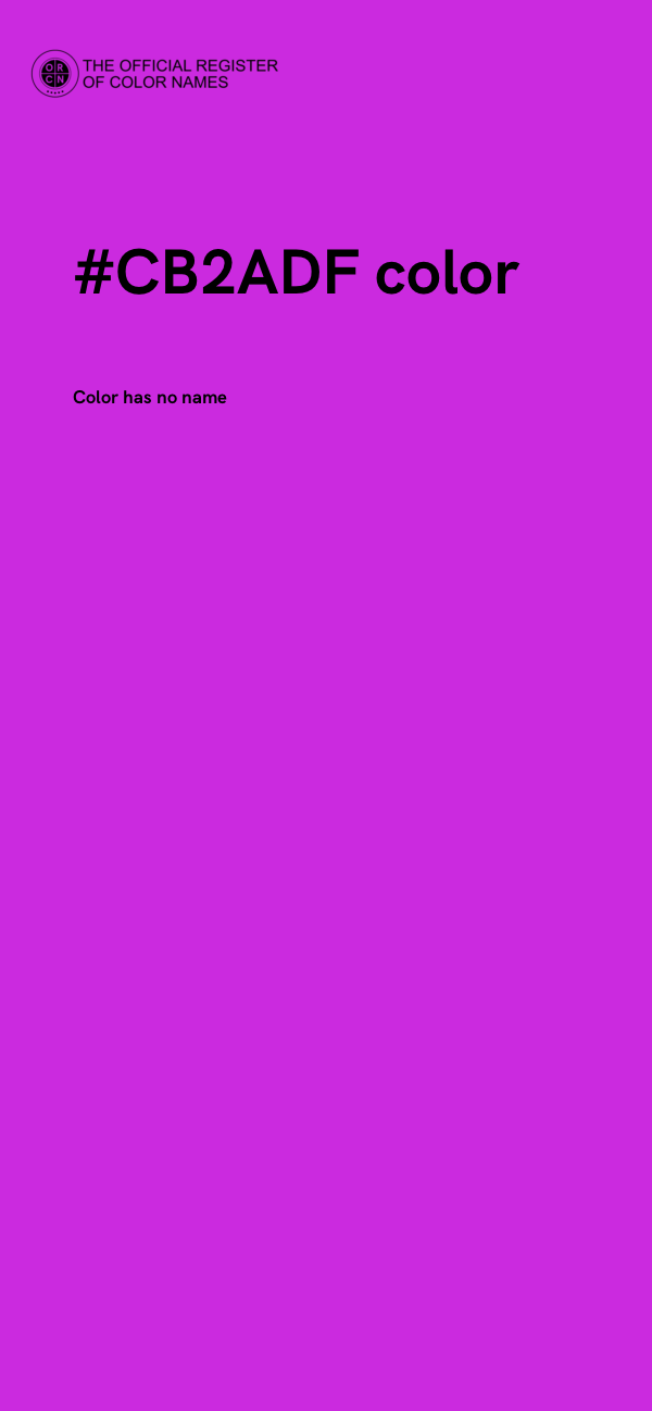 #CB2ADF color image