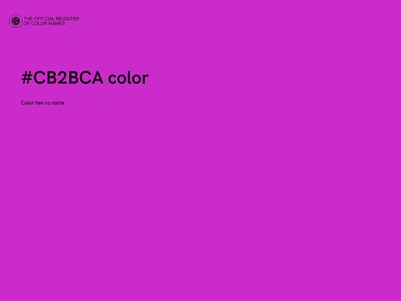 #CB2BCA color image