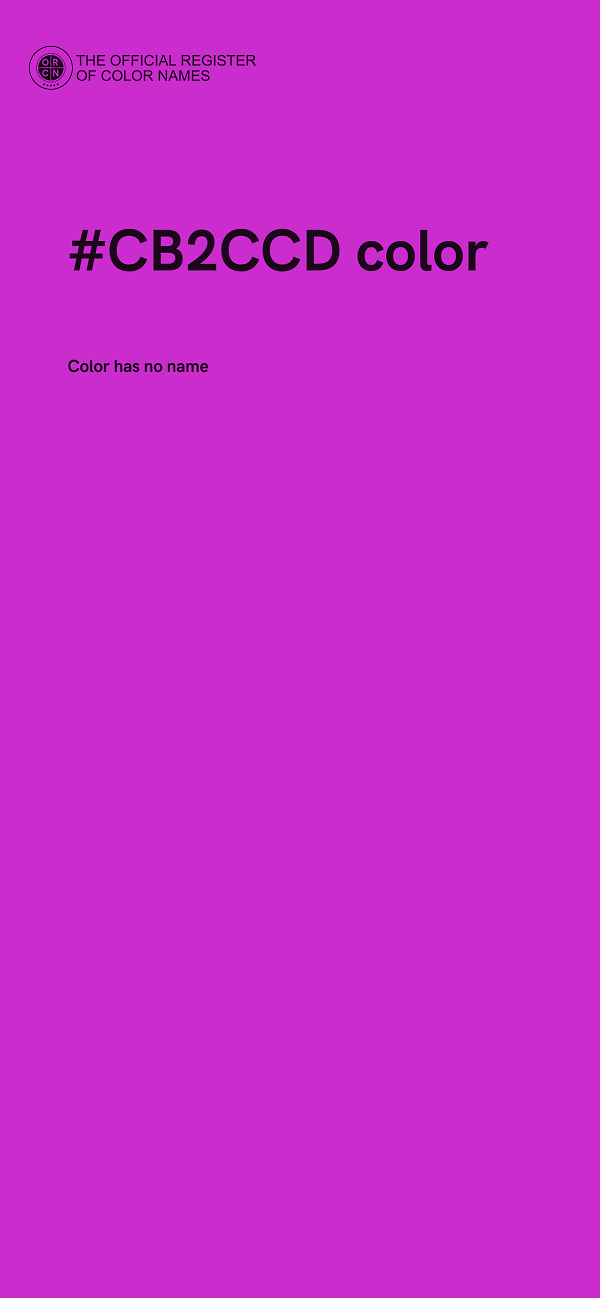 #CB2CCD color image