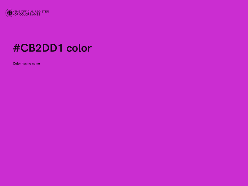 #CB2DD1 color image