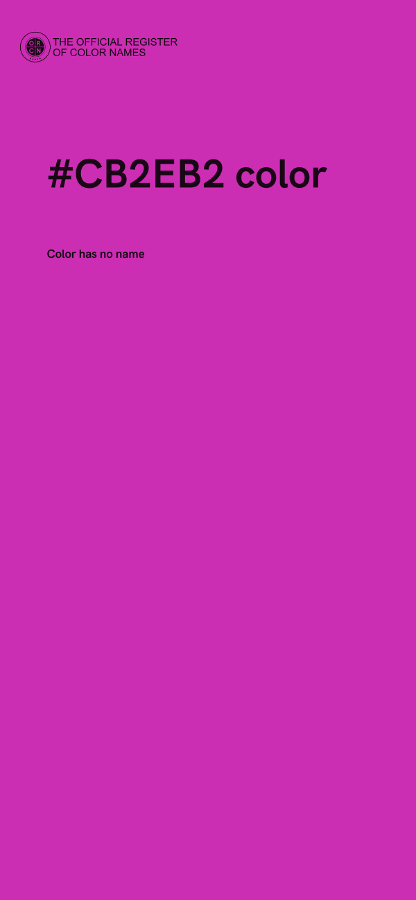 #CB2EB2 color image