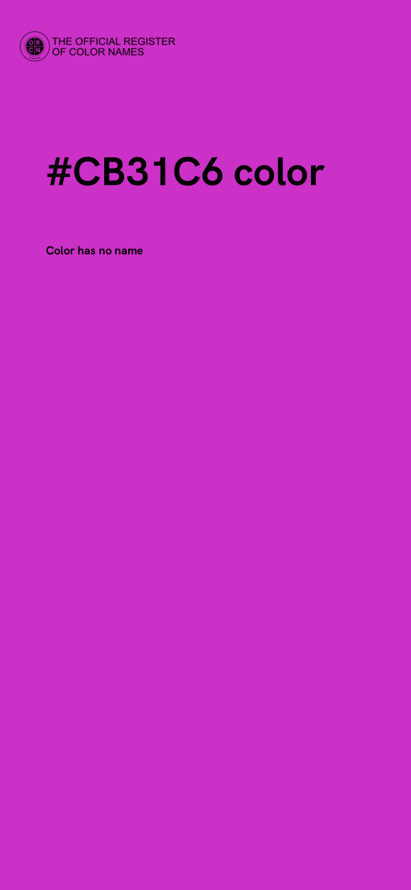 #CB31C6 color image