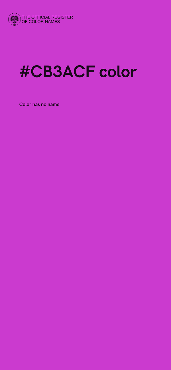 #CB3ACF color image