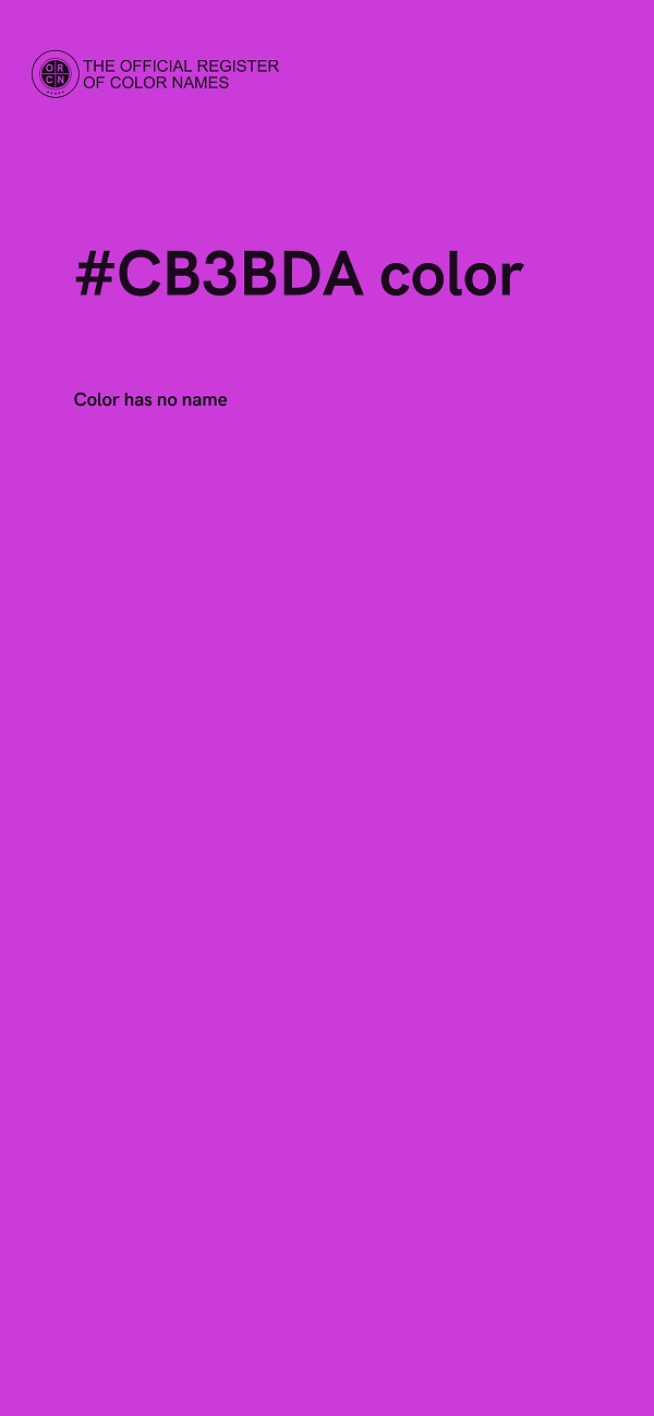 #CB3BDA color image