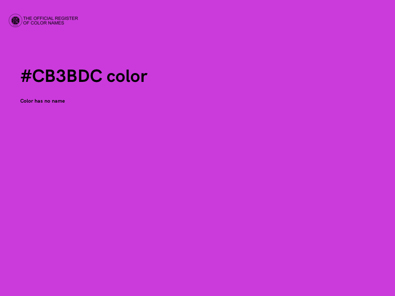 #CB3BDC color image