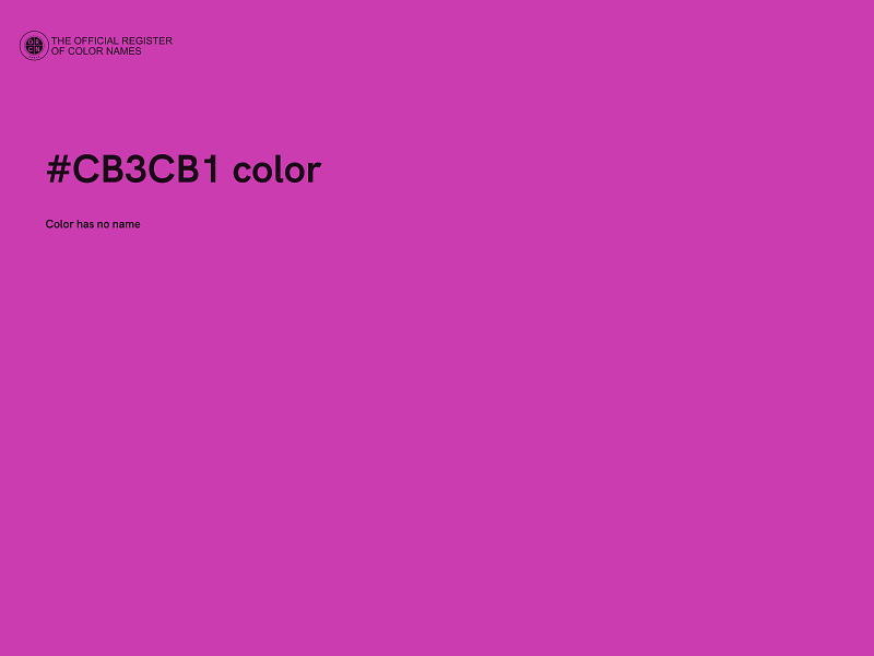 #CB3CB1 color image