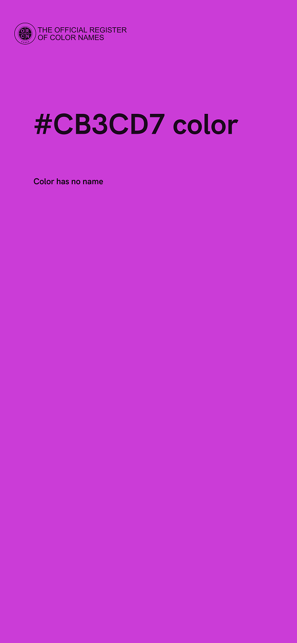 #CB3CD7 color image