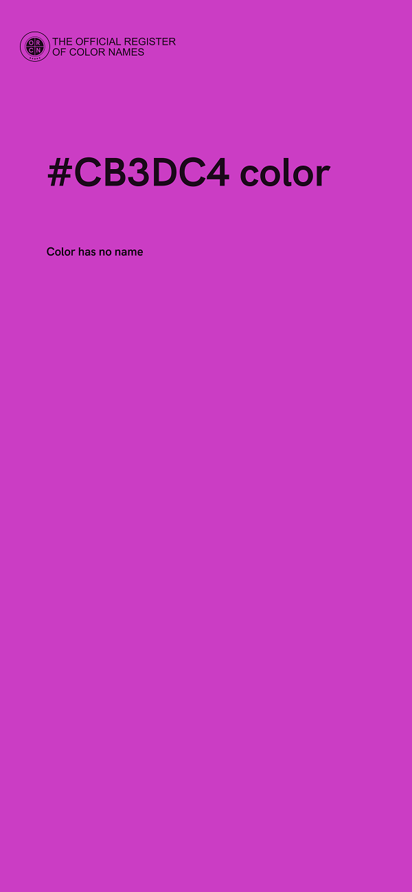 #CB3DC4 color image