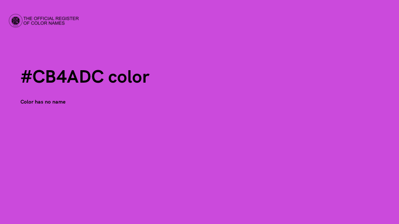 #CB4ADC color image
