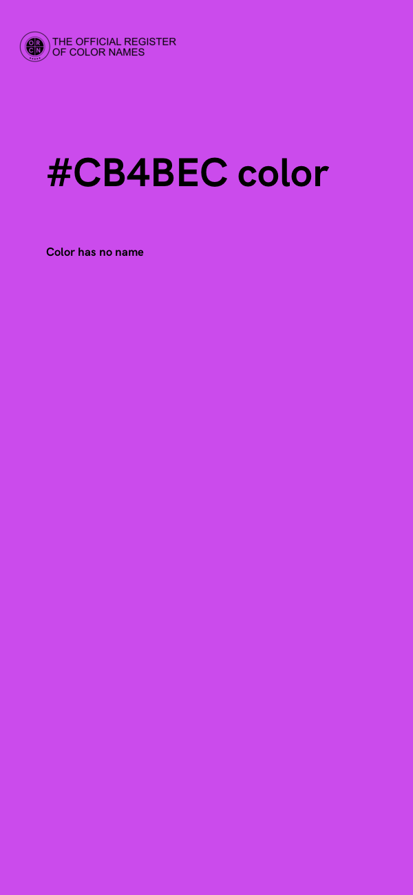 #CB4BEC color image