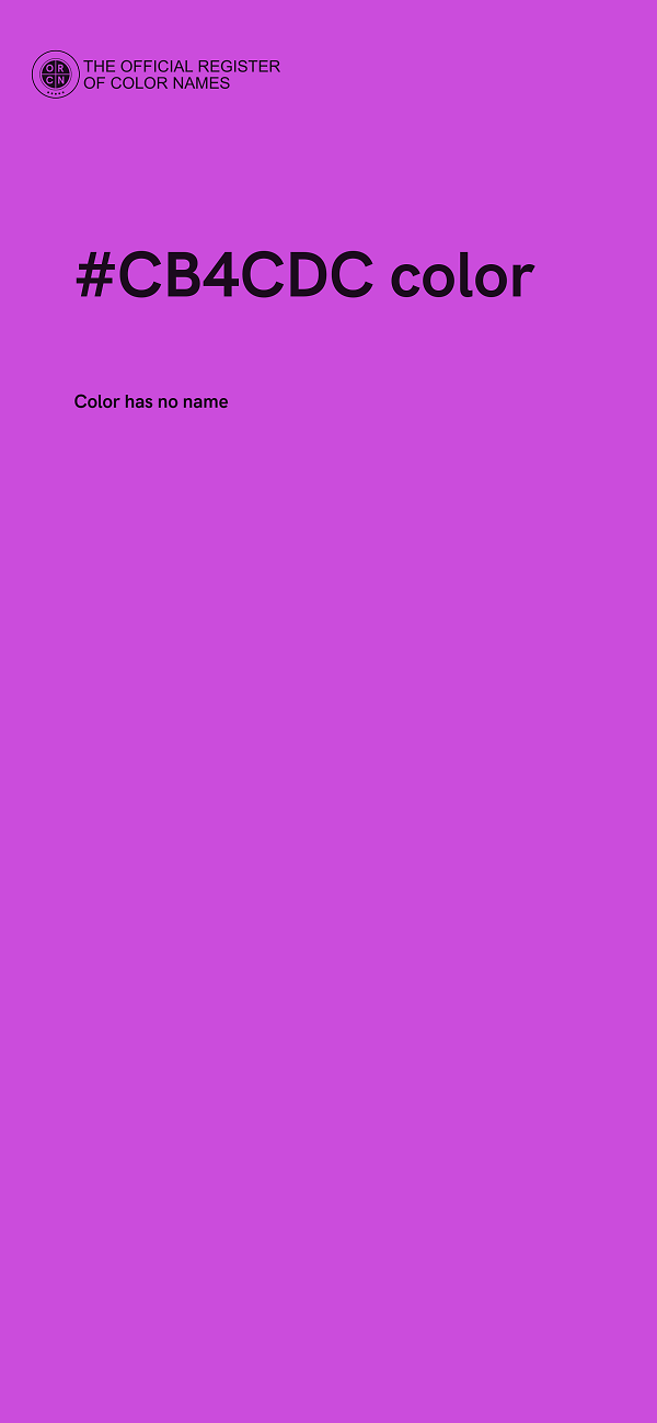 #CB4CDC color image