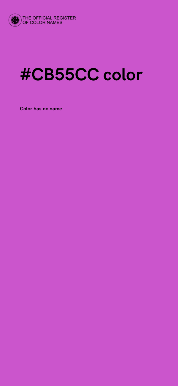 #CB55CC color image