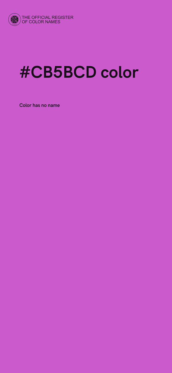 #CB5BCD color image