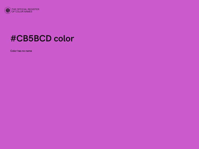 #CB5BCD color image