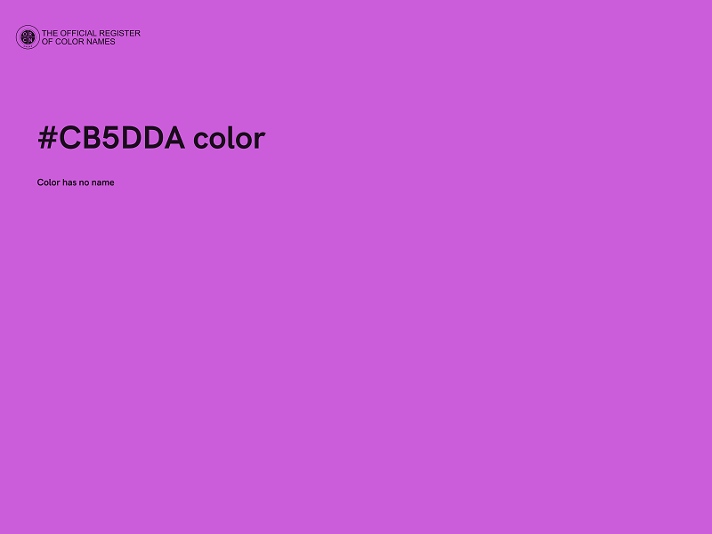 #CB5DDA color image