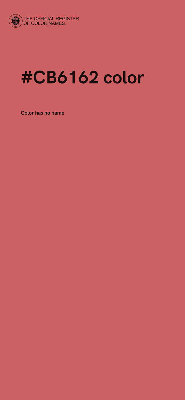 #CB6162 color image