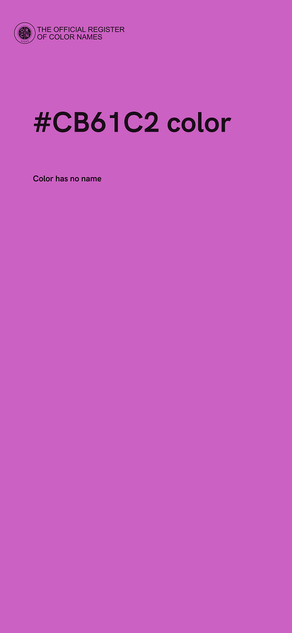 #CB61C2 color image