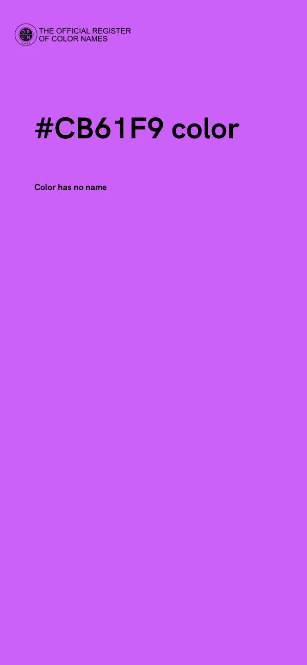 #CB61F9 color image