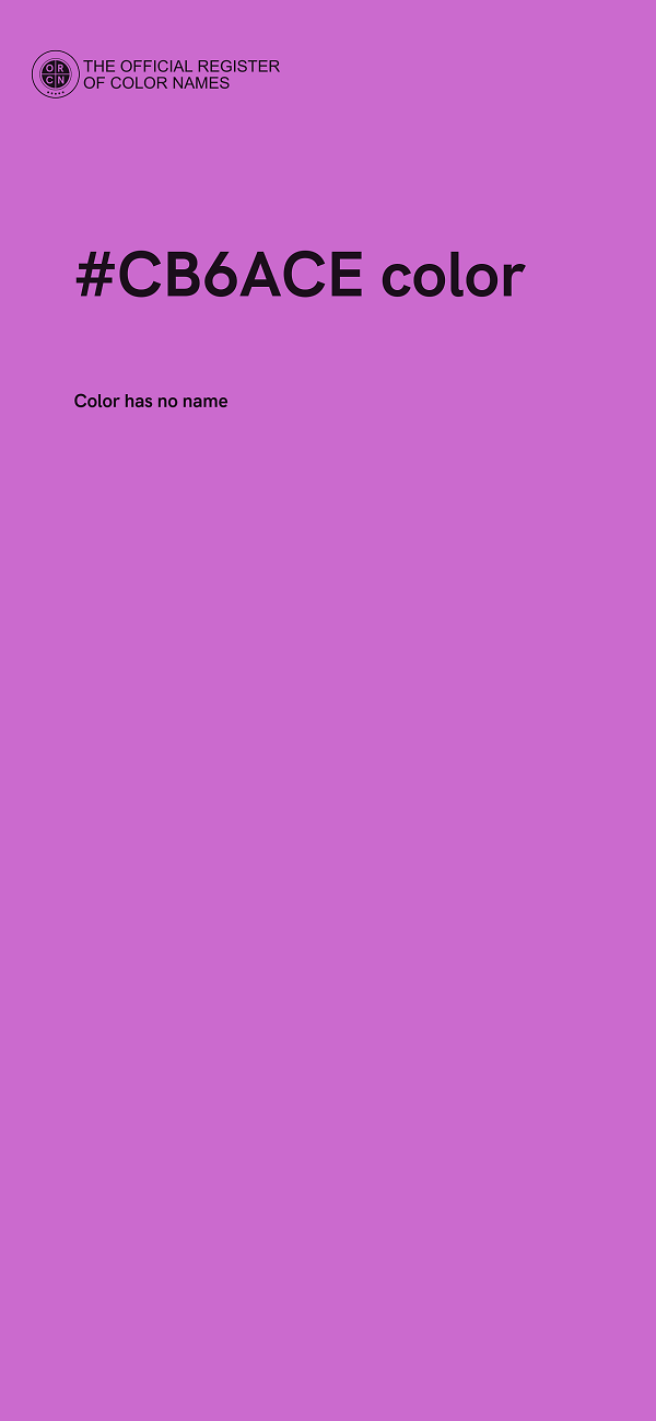 #CB6ACE color image