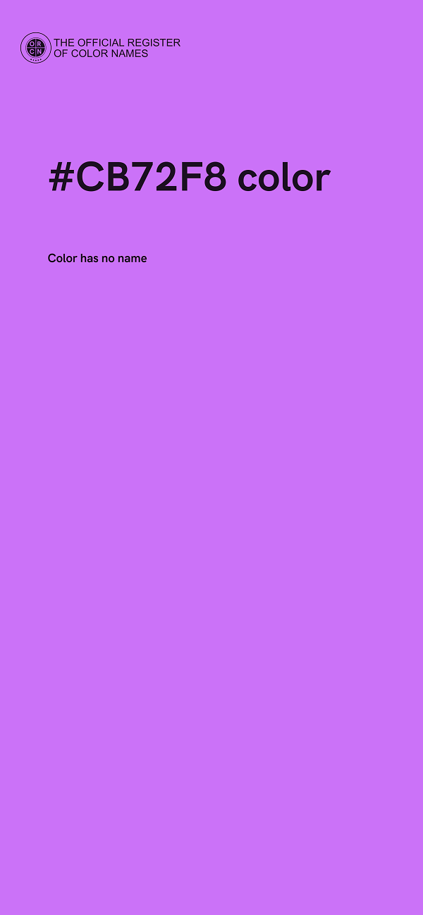 #CB72F8 color image