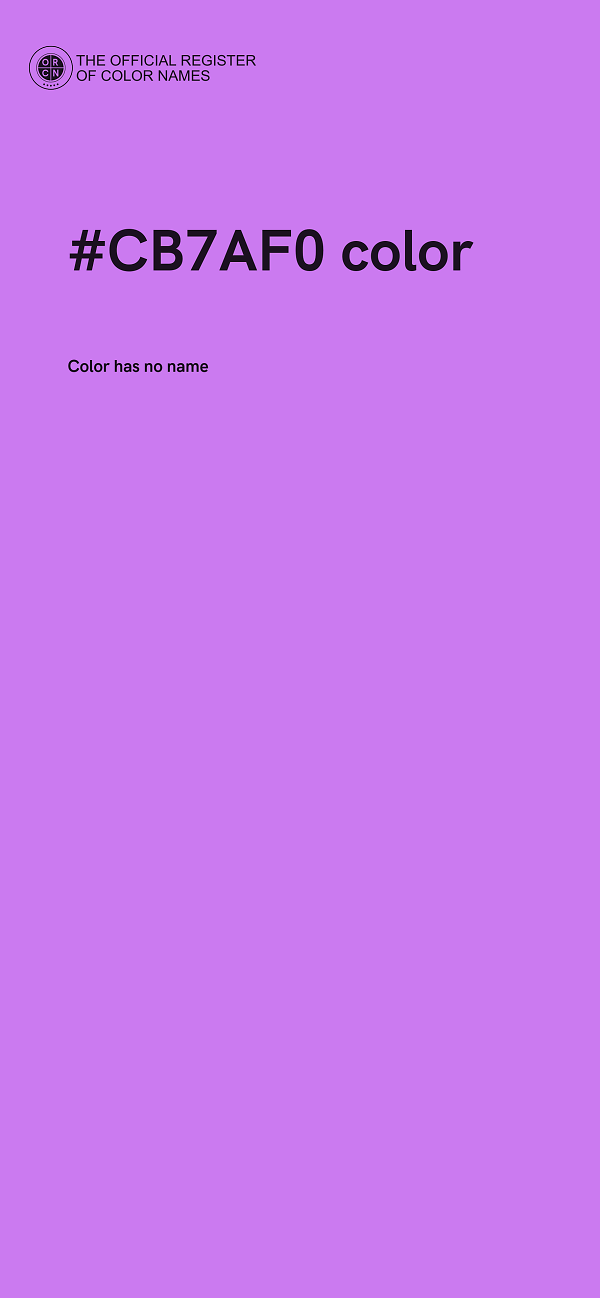 #CB7AF0 color image