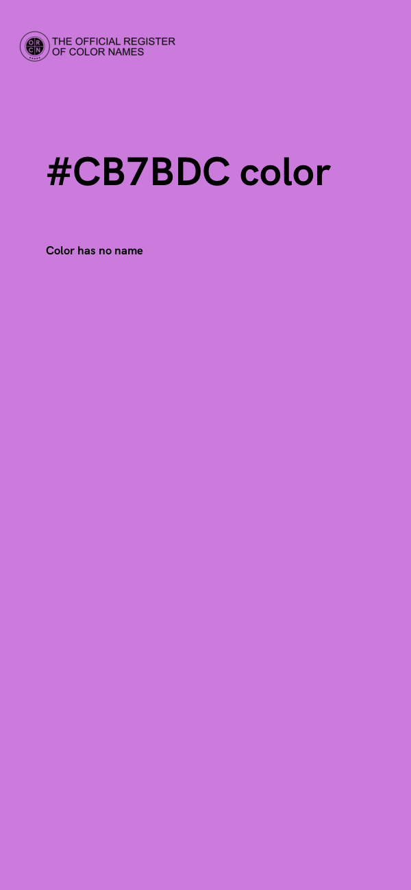 #CB7BDC color image