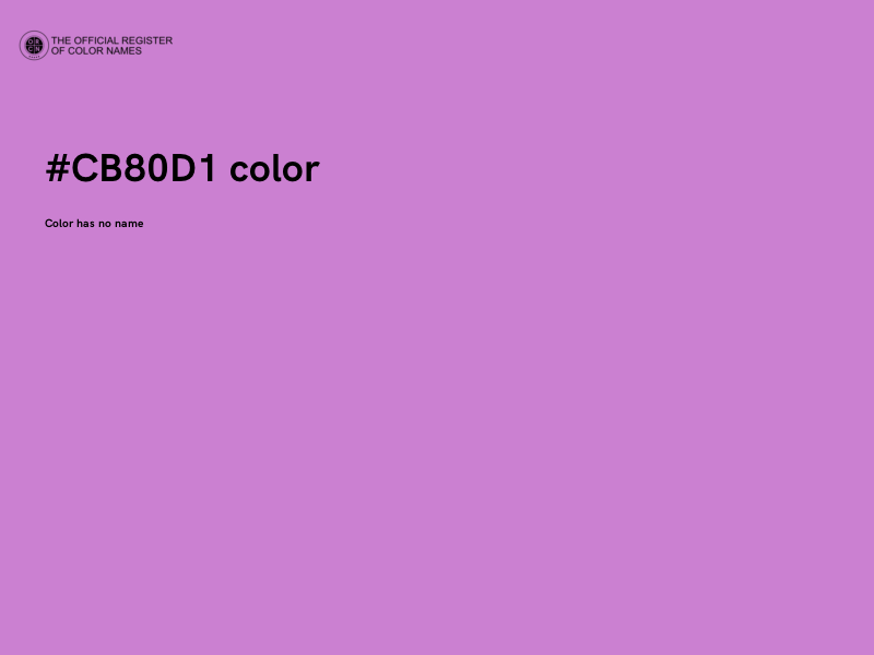 #CB80D1 color image