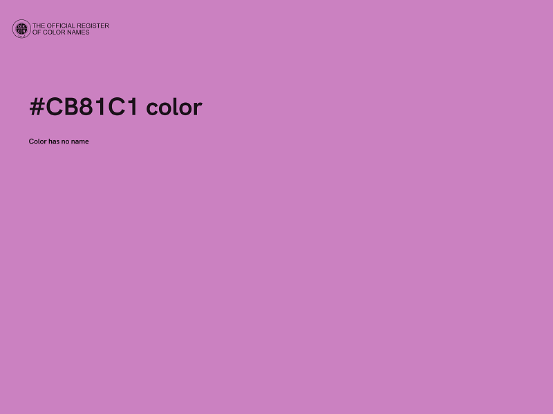 #CB81C1 color image