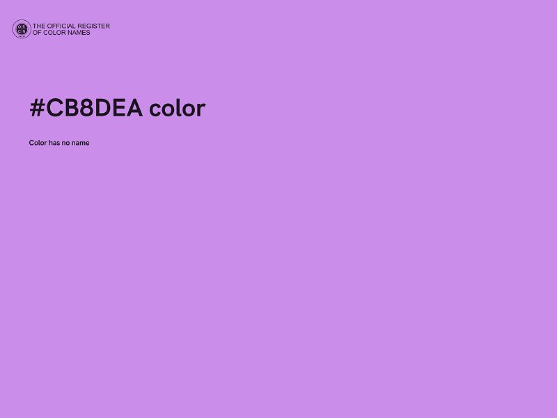 #CB8DEA color image