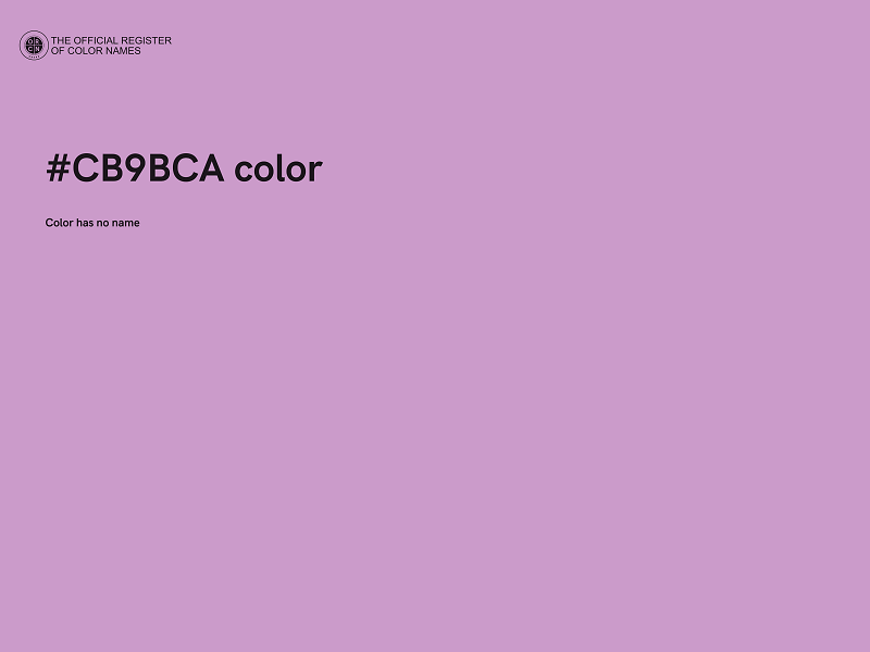 #CB9BCA color image