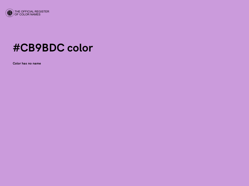 #CB9BDC color image