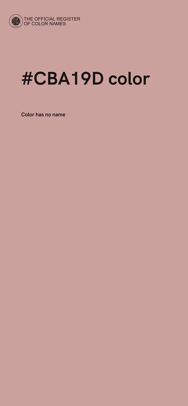 #CBA19D color image